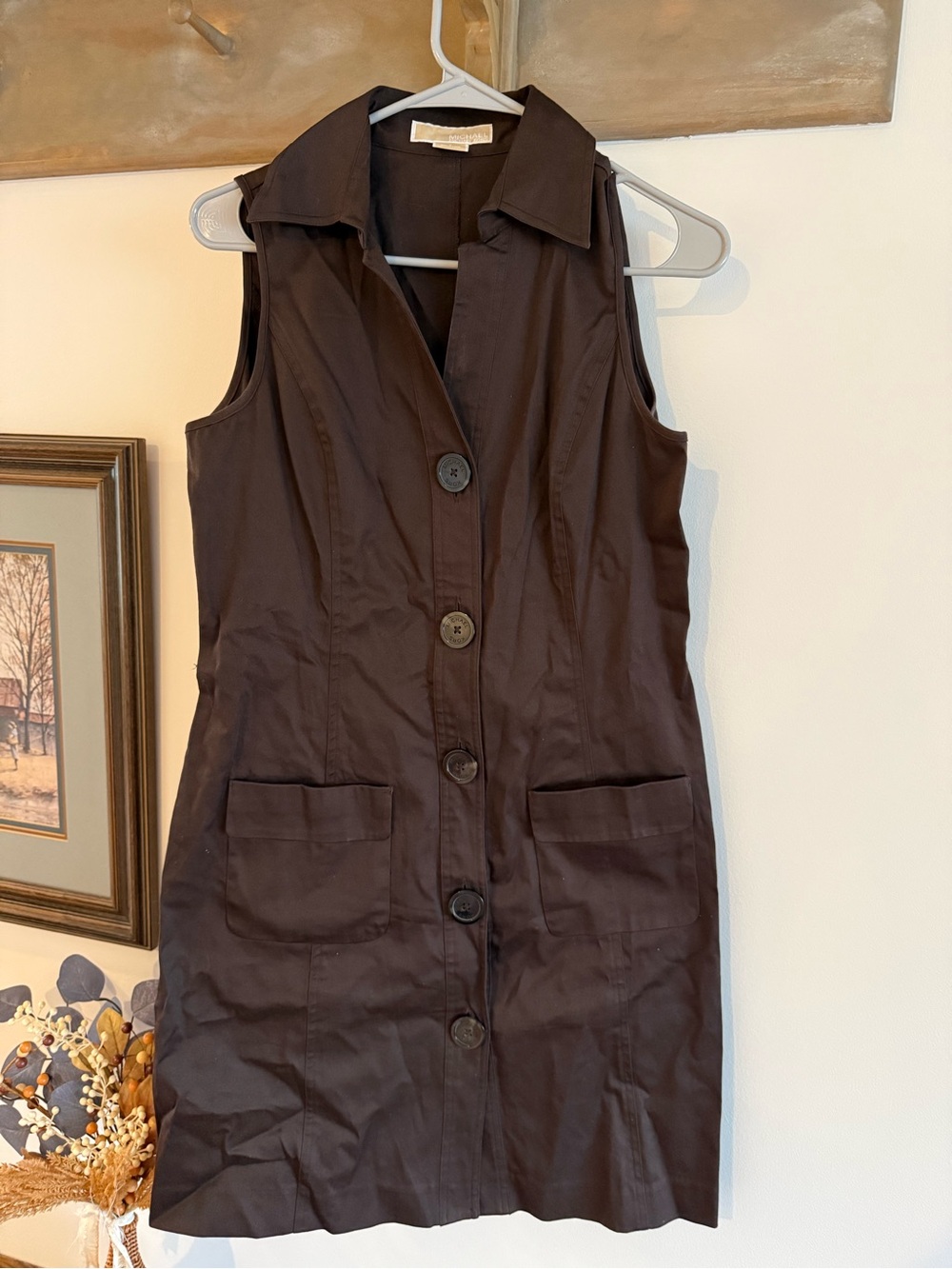 Michael Kors Brown midi Dress